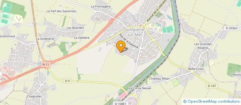 localisation de l'entreprise MONSIEUR ABDEL AZOUAGH  DOMPIERRE-SUR-MER