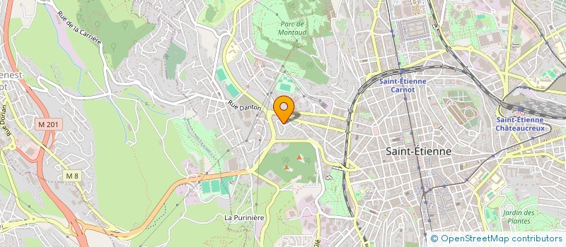 localisation de l'entreprise MONSIEUR ABDEL BAR MALHABI  SAINT-ETIENNE