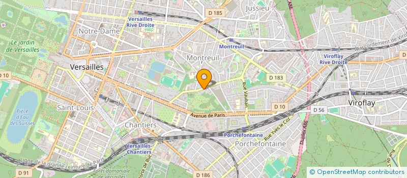 localisation de l'entreprise MONSIEUR ABDEL BECHAA à VERSAILLES