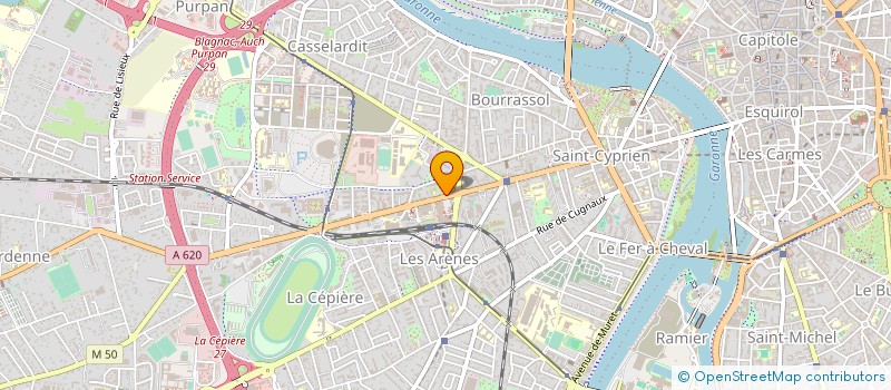 localisation de l'entreprise MONSIEUR ABDEL BELALIA à TOULOUSE