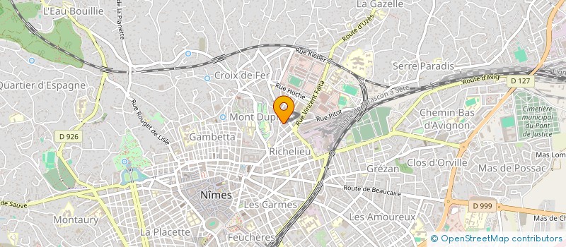 localisation de l'entreprise MONSIEUR ABDEL BENAMOU  NIMES