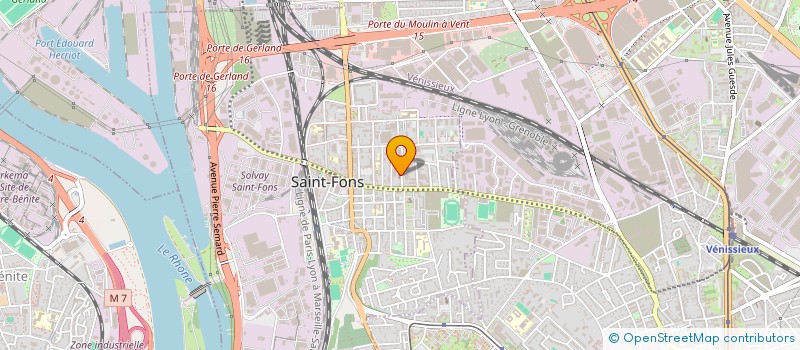 localisation de l'entreprise MONSIEUR ABDEL BENBOUDRIOU  SAINT-FONS