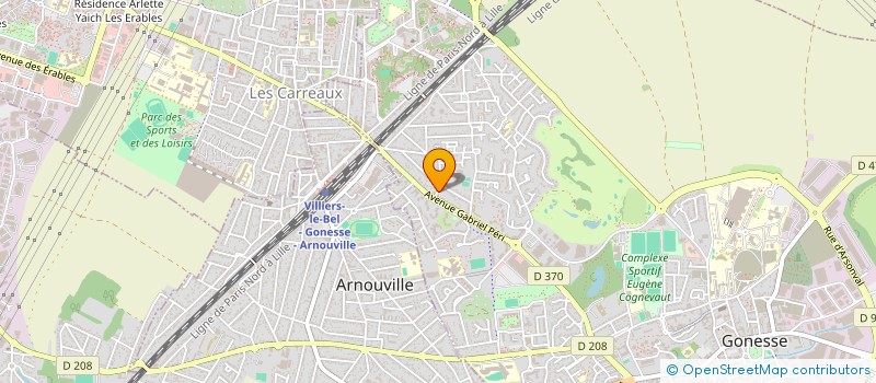 localisation de l'entreprise MONSIEUR ABDEL BENMANSOUR  LE THILLAY