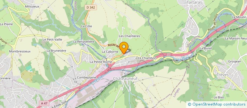 localisation de l'entreprise MONSIEUR ABDEL BERREBIHA  CHABANIERE