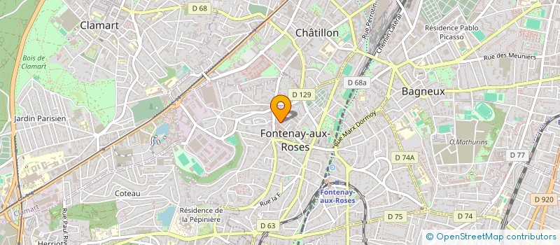 localisation de l'entreprise MONSIEUR ABDEL BOUARFA à FONTENAY-AUX-ROSES