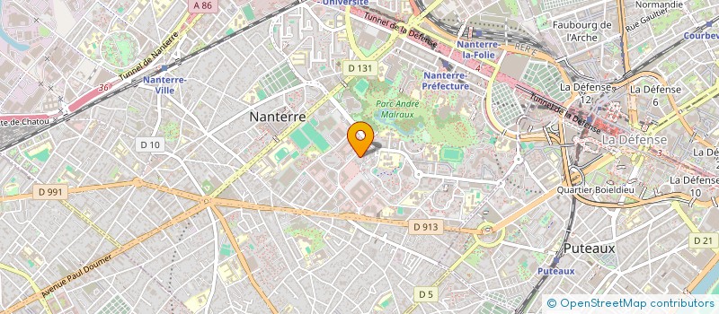 localisation de l'entreprise MONSIEUR ABDEL BOUNEFIKHA  NANTERRE