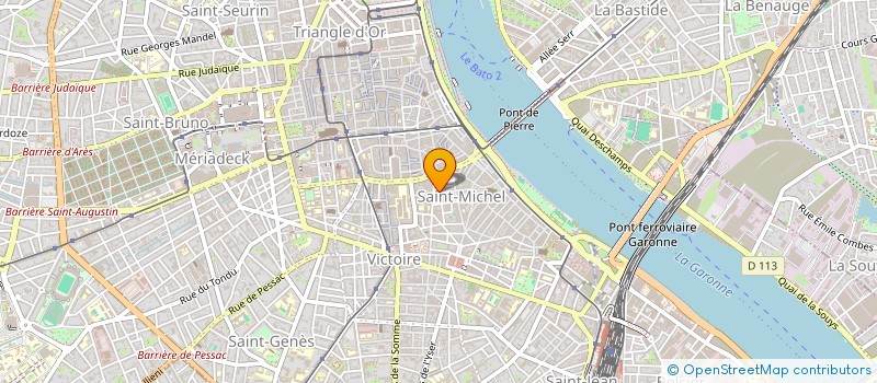 localisation de l'entreprise MONSIEUR ABDEL BOUTAHRA  BORDEAUX