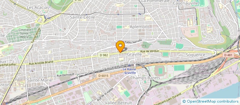 localisation de l'entreprise MONSIEUR ABDEL DIOUF  LE HAVRE