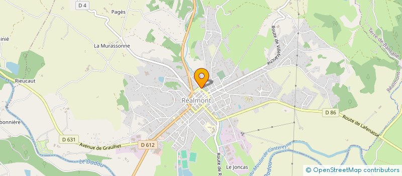 localisation de l'entreprise MONSIEUR ABDEL DJELLILAHINE  REALMONT