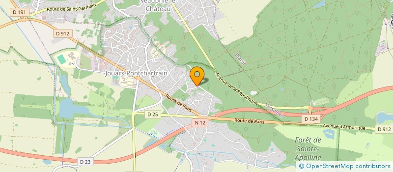 localisation de l'entreprise MONSIEUR ABDEL DJEZIRI  JOUARS-PONTCHARTRAIN