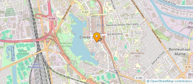 localisation de l'entreprise MONSIEUR ABDEL EL ABYAD  CRETEIL