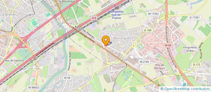 localisation de l'entreprise MONSIEUR ABDEL EL HAK DJELTI à LATTES