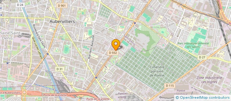 localisation de l'entreprise MONSIEUR ABDEL ELLAH EL WAHIDI à PANTIN