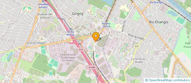 localisation de l'entreprise MONSIEUR ABDEL FATTAH HADI  GRIGNY