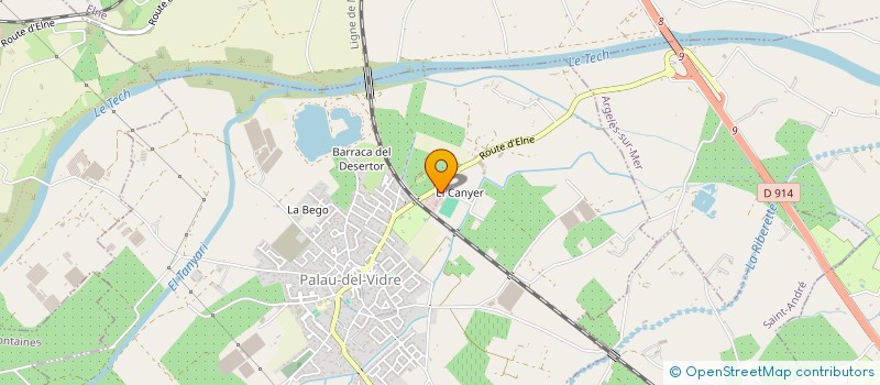 localisation de l'entreprise MONSIEUR ABDEL HACHANI à PALAU-DEL-VIDRE