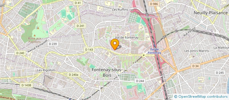 localisation de l'entreprise MONSIEUR ABDEL-HADI BAIZID à FONTENAY-SOUS-BOIS