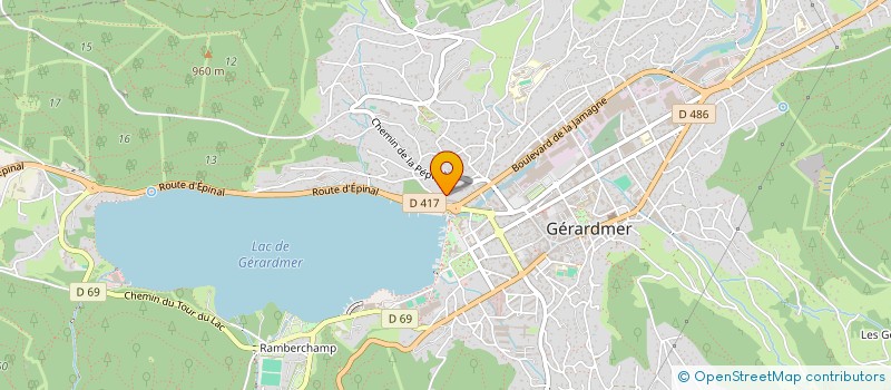 localisation de l'entreprise MONSIEUR ABDEL-HADJ MEHRAZ à GERARDMER