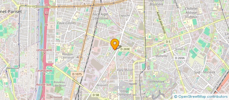 localisation de l'entreprise MONSIEUR ABDEL HAKIM ACHALHI à GRENOBLE