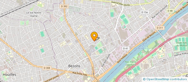 localisation de l'entreprise MONSIEUR ABDEL-HAKIM AIT OUARAB  BEZONS