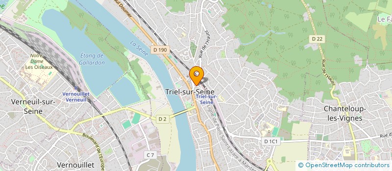 localisation de l'entreprise MONSIEUR ABDEL-HAKIM AMMARI  TRIEL-SUR-SEINE