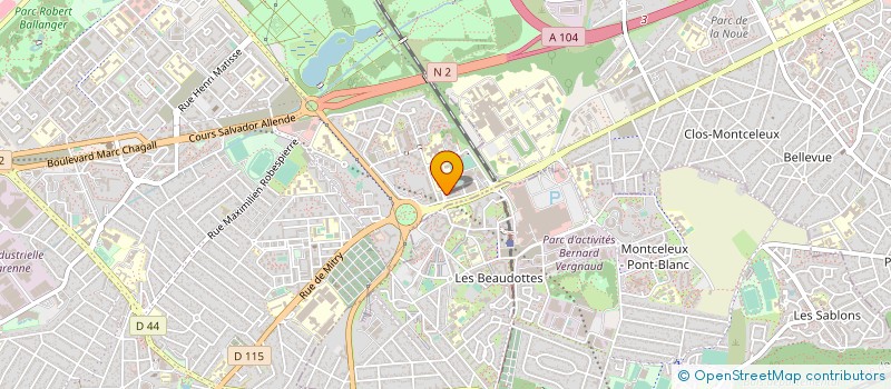 localisation de l'entreprise MONSIEUR ABDEL HAKIM BELLAHSENE à AULNAY-SOUS-BOIS
