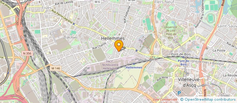 localisation de l'entreprise MONSIEUR ABDEL-HAKIM BRIK à LILLE
