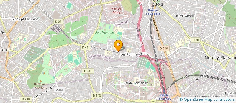 localisation de l'entreprise MONSIEUR ABDEL HAKIM EL MAZAOUI à MONTREUIL