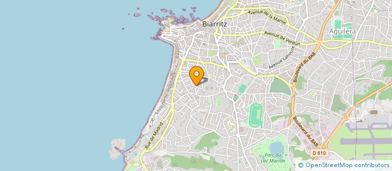 localisation de l'entreprise MONSIEUR ABDEL HAKIM HADDAD à BIARRITZ