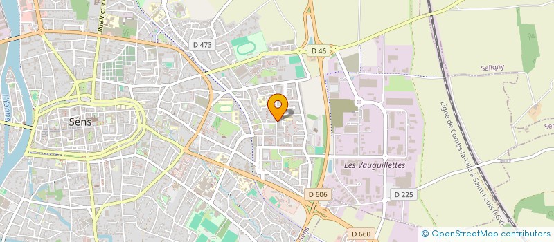 localisation de l'entreprise MONSIEUR ABDEL HAKIM MEKKATI  SENS