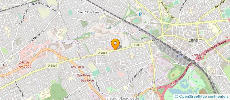 localisation de l'entreprise MONSIEUR ABDEL-HAKIM NAIR  LENS