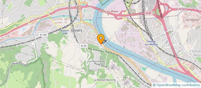 localisation de l'entreprise MONSIEUR ABDEL HALIM BEN ARBIA à GIVORS