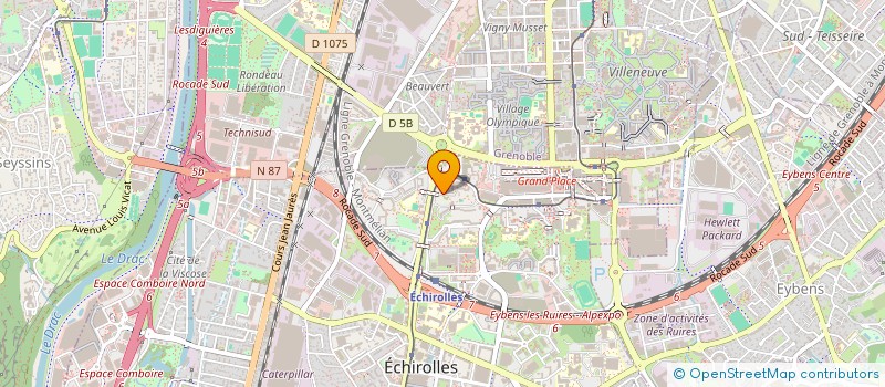 localisation de l'entreprise MONSIEUR ABDEL-HALIM KOUIDER  ECHIROLLES