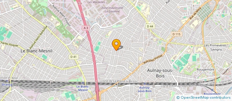 localisation de l'entreprise MONSIEUR ABDEL HAMDAOUI à AULNAY-SOUS-BOIS