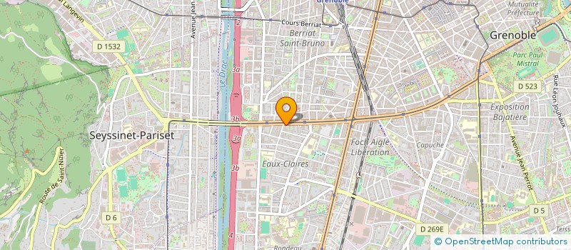 localisation de l'entreprise MONSIEUR ABDEL-HAMED SOULIMANI  GRENOBLE