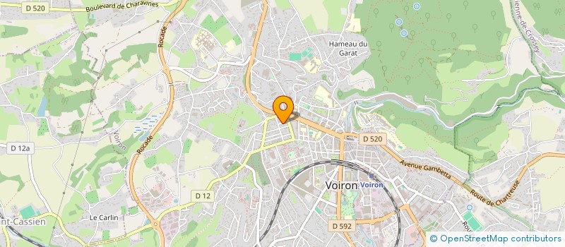 localisation de l'entreprise MONSIEUR ABDEL HARBA  VOIRON