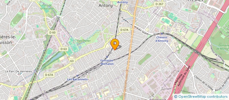 localisation de l'entreprise MONSIEUR ABDEL-ILAH ABBAD EL ANDALOUSSI à ANTONY