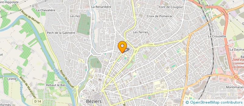 localisation de l'entreprise MONSIEUR ABDEL ILAH EL MAMOUNI à BEZIERS