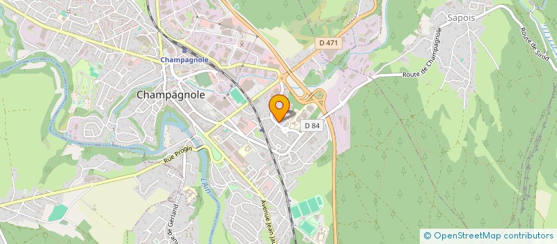 localisation de l'entreprise MONSIEUR ABDEL-ILLAH AZOIOUI  CHAMPAGNOLE