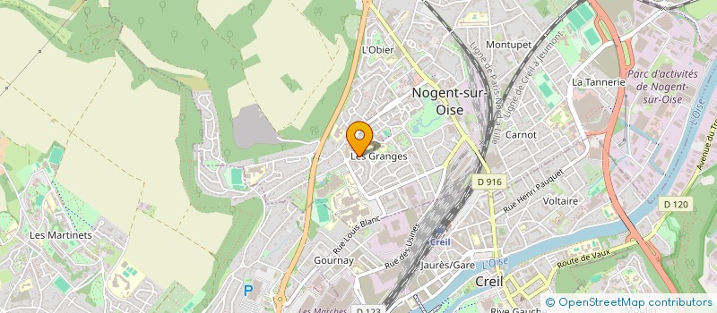 localisation de l'entreprise MONSIEUR ABDEL JABARKHEIL  NOGENT-SUR-OISE