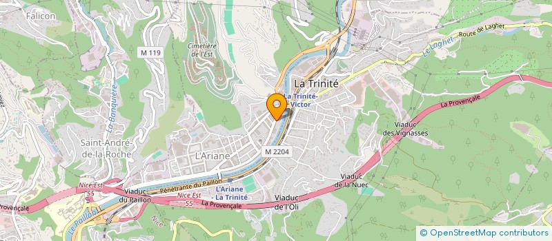 localisation de l'entreprise MONSIEUR ABDEL-JALIL FRIDHI à NICE
