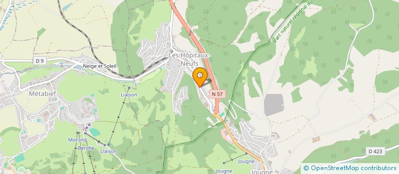 localisation de l'entreprise MONSIEUR ABDEL JEROUANE  LES HOPITAUX-NEUFS