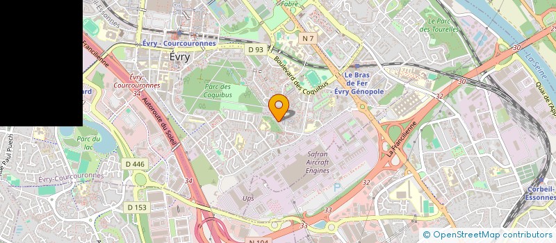 localisation de l'entreprise MONSIEUR ABDEL-KADER ATMANE  EVRY-COURCOURONNES