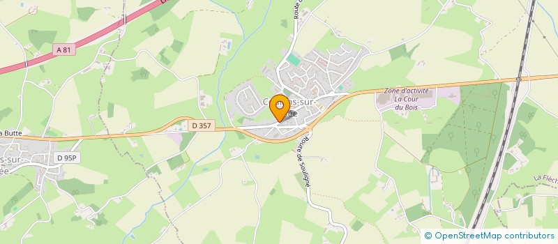 localisation de l'entreprise MONSIEUR ABDEL-KADER DIOP  COULANS-SUR-GEE