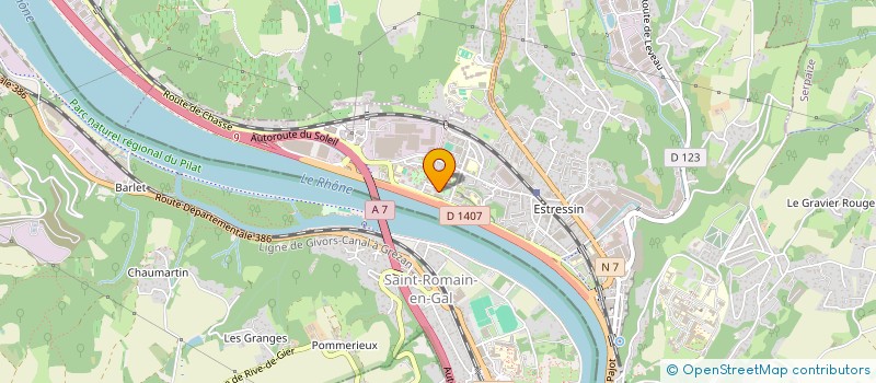 localisation de l'entreprise MONSIEUR ABDEL-KADER GUECHI  VIENNE