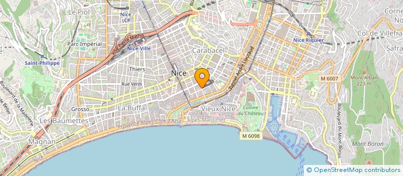 localisation de l'entreprise MONSIEUR ABDEL KADER HALIMA MANSOUR  NICE