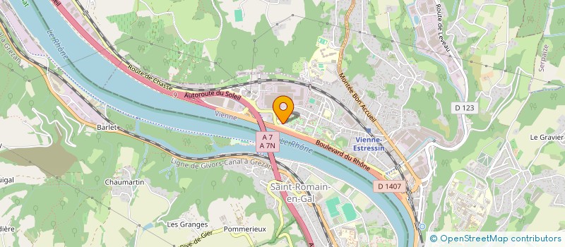 localisation de l'entreprise MONSIEUR ABDEL KADER HARFI à VIENNE
