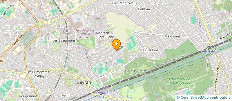 localisation de l'entreprise MONSIEUR ABDEL-KADER KEDJAM à SEVRAN