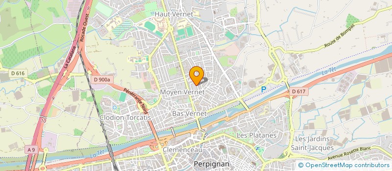 localisation de l'entreprise MONSIEUR ABDEL KADER SEBAR  PERPIGNAN