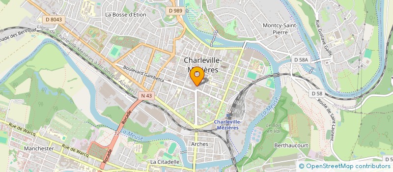 localisation de l'entreprise MONSIEUR ABDEL-KARIM BENYELLES  CHARLEVILLE-MEZIERES