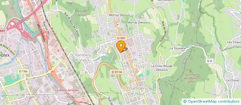 localisation de l'entreprise MONSIEUR ABDEL-KARIM BOUTERAA à CHAMBERY